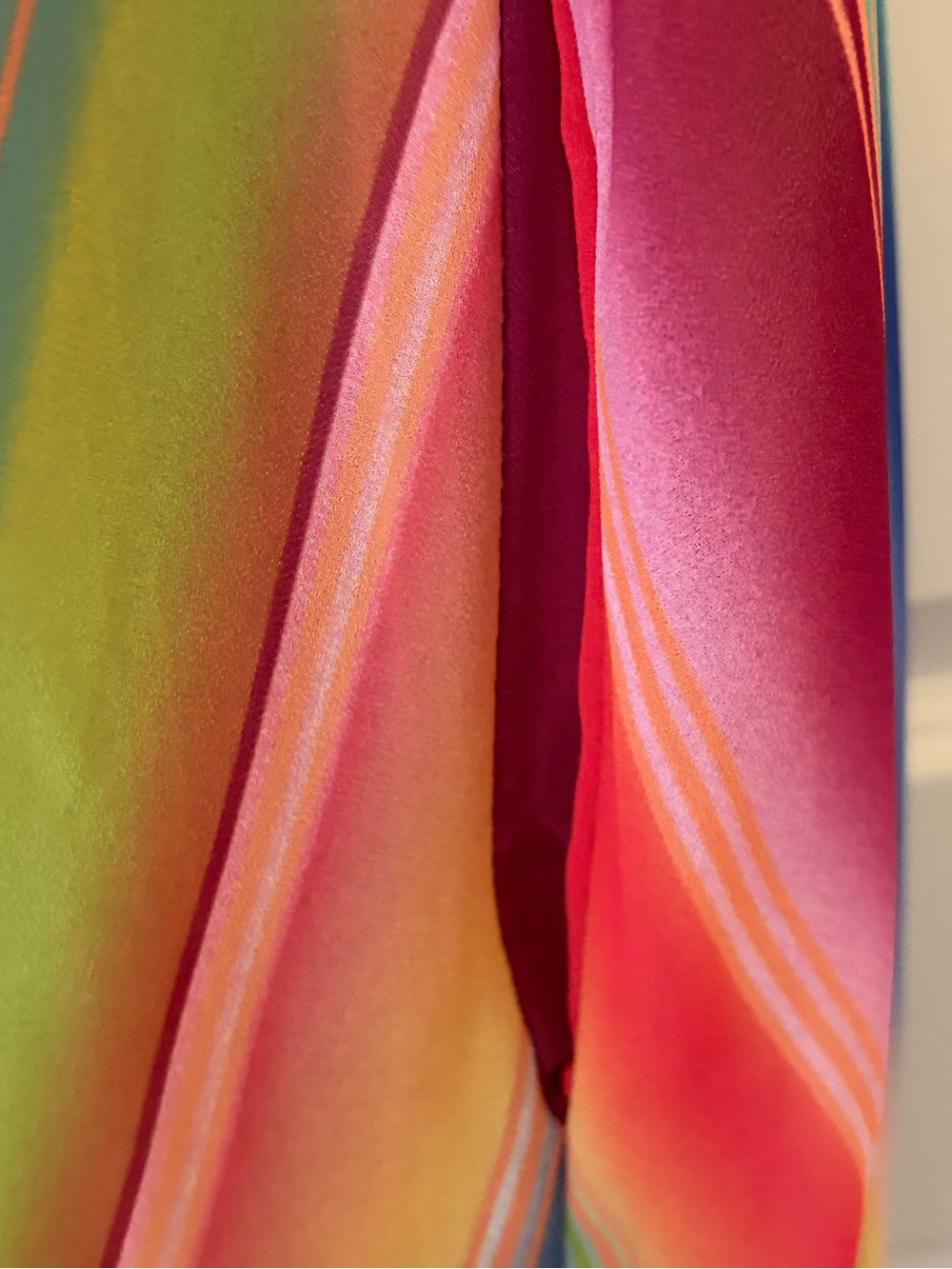 Rainbow Striped Maxi Slip Dress - Picture 3 of 9